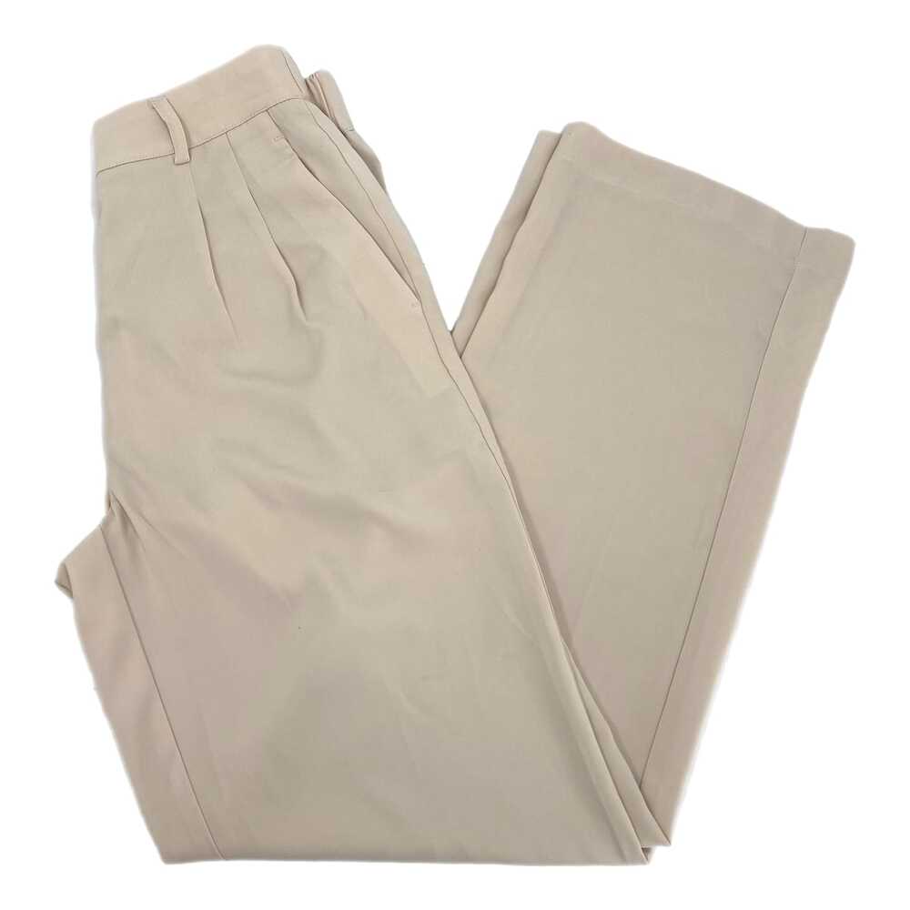 Z Supply Beige Wide Leg Trousers High Rise 31in Inseam | Womens S